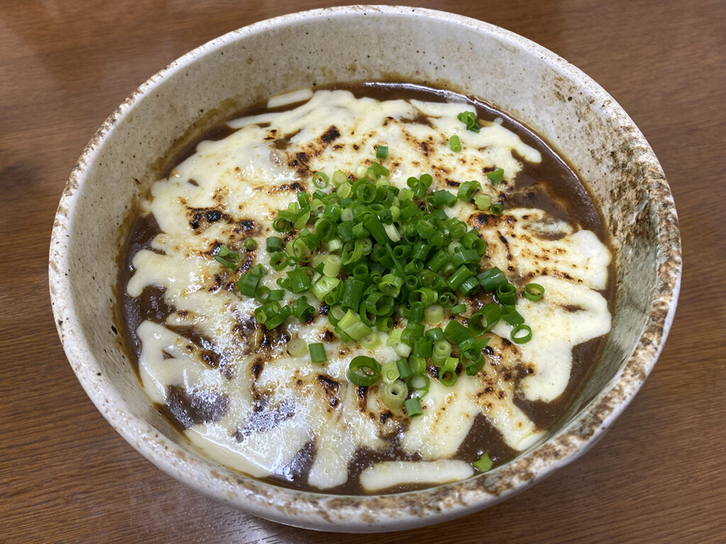 ふなや　チーズカレーうどん