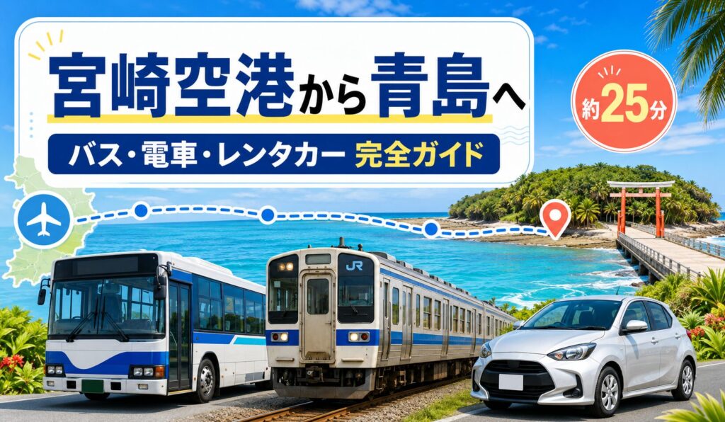 宮崎空港から青島アイキャッチ