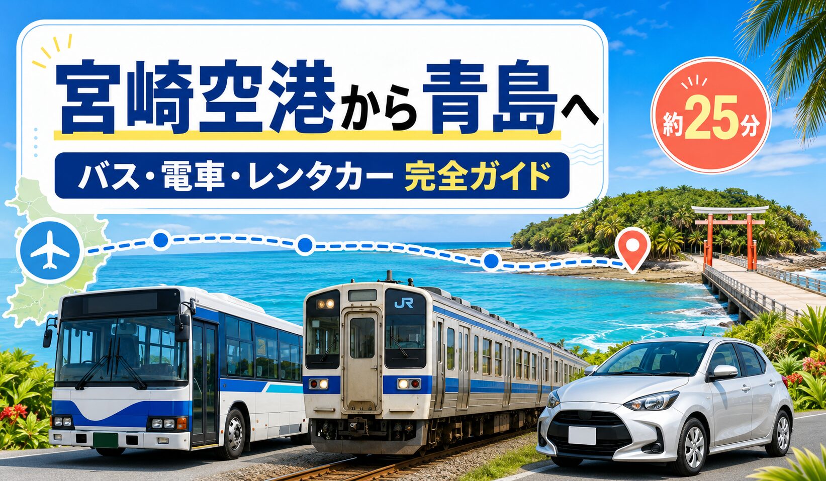 宮崎空港から青島アイキャッチ