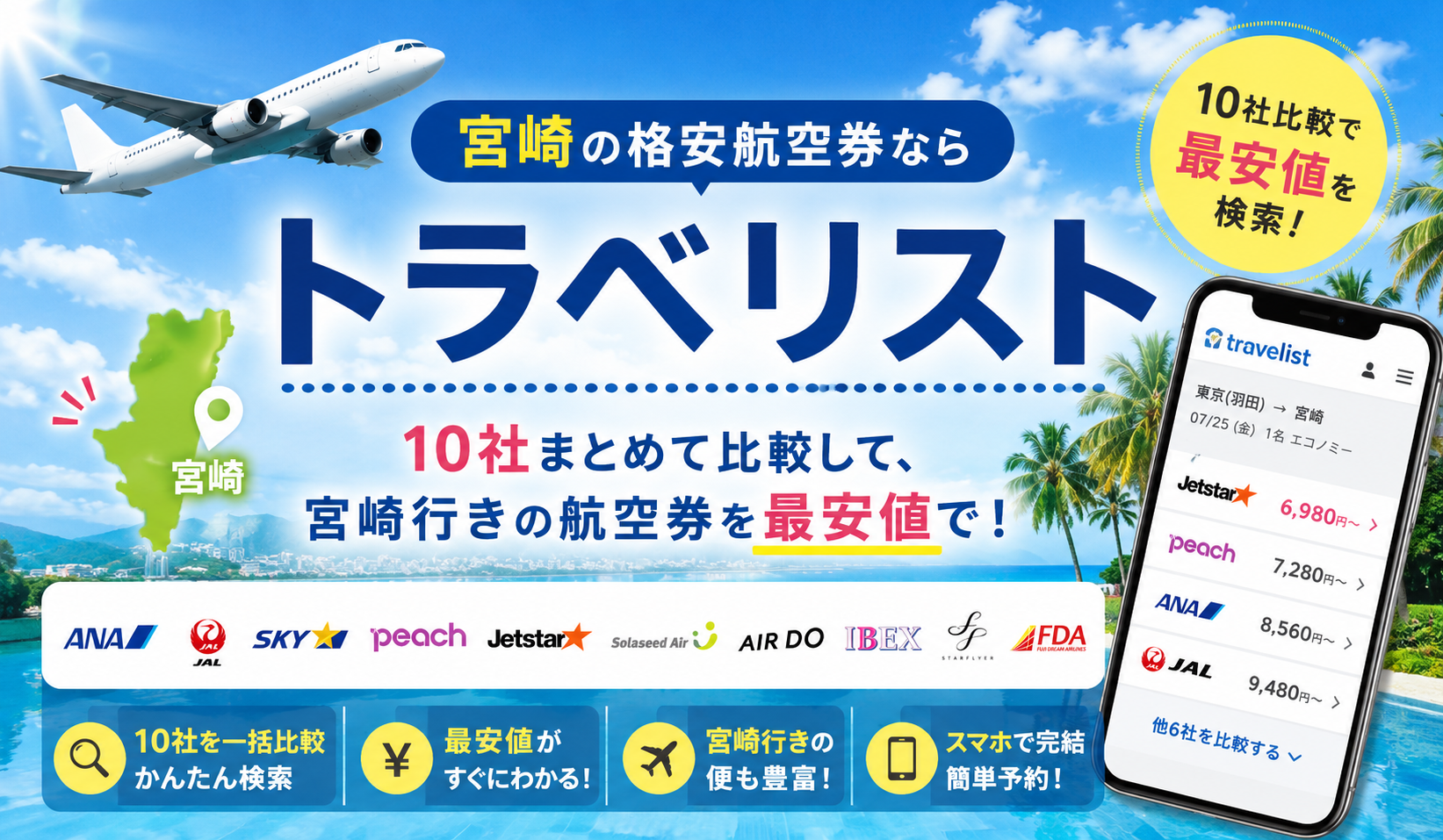格安航空券トラベリスト