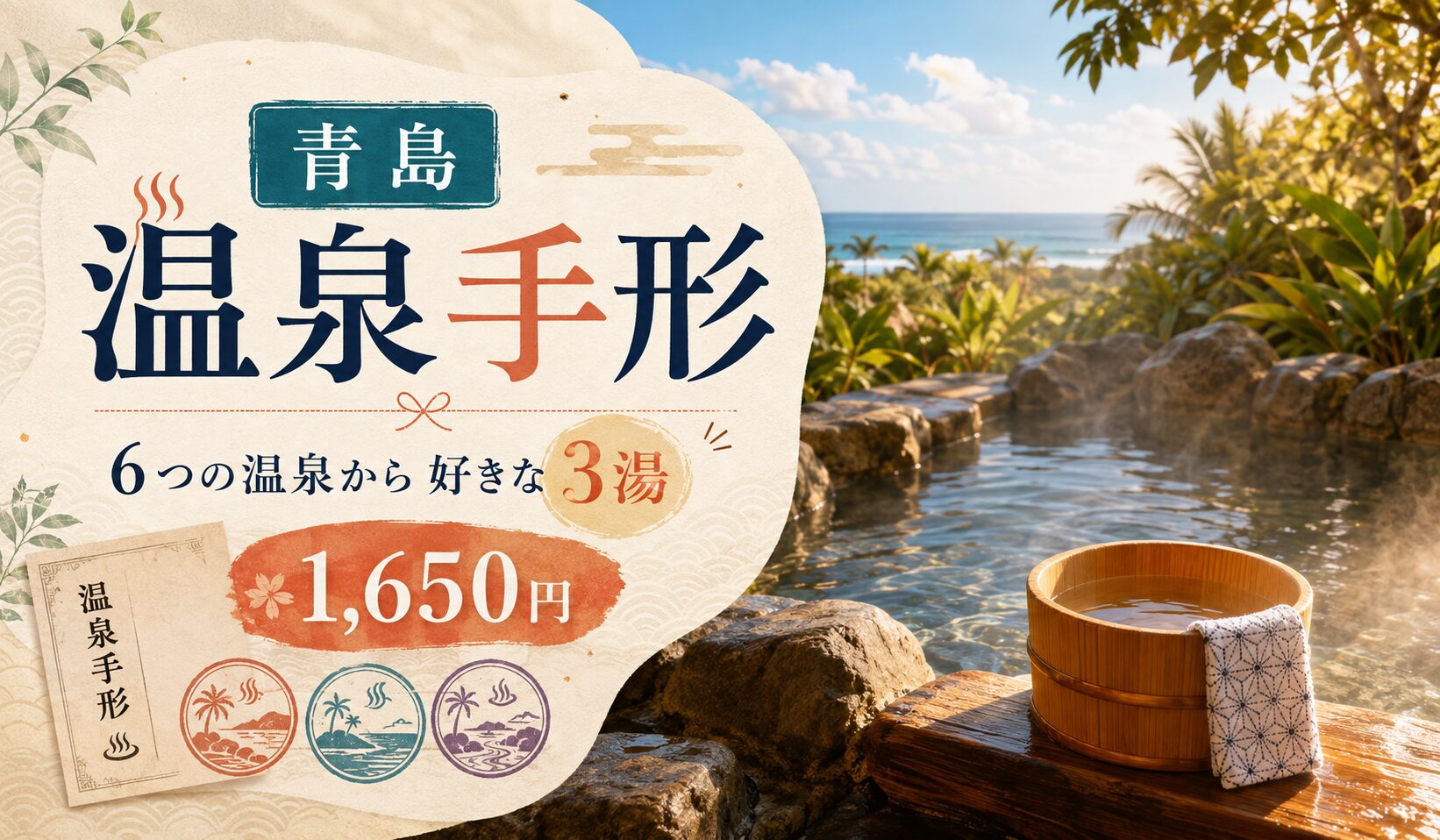 青島温泉手形