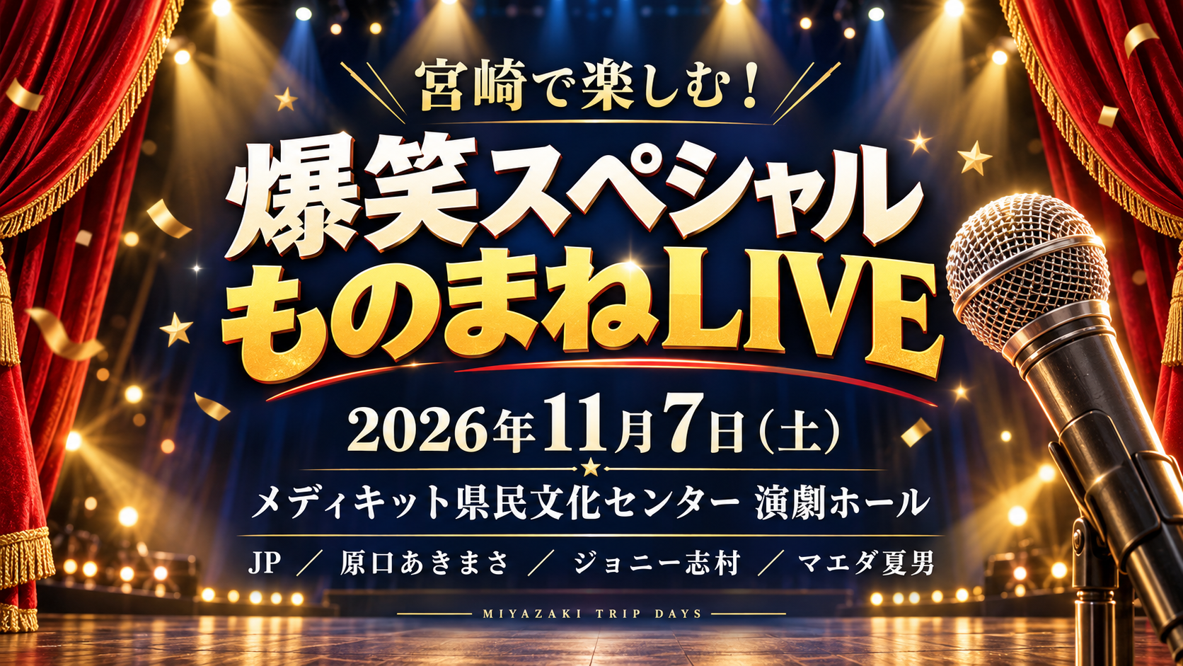 爆笑ものまねライブ2026