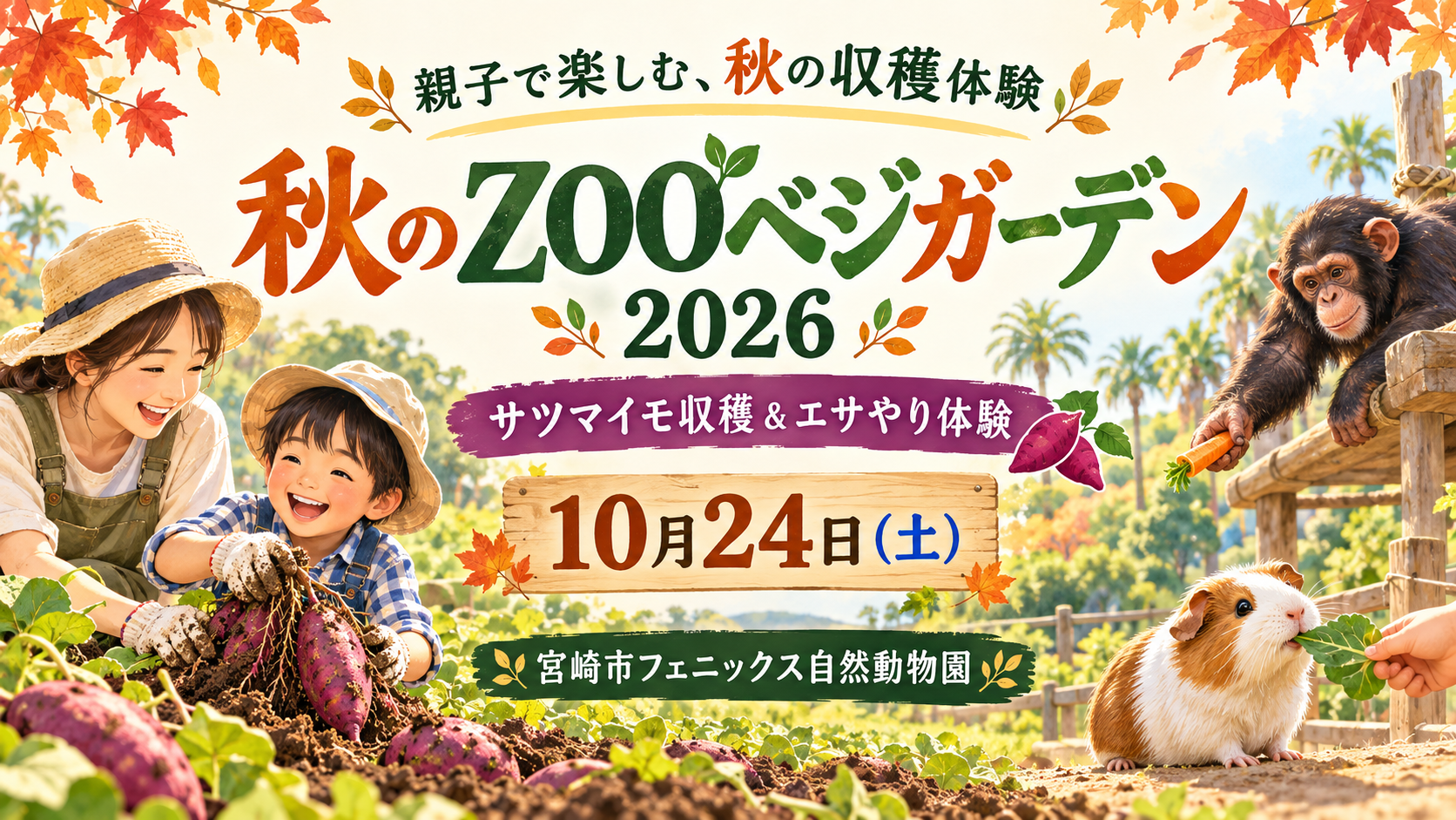 秋のZOOベジガーデン2026