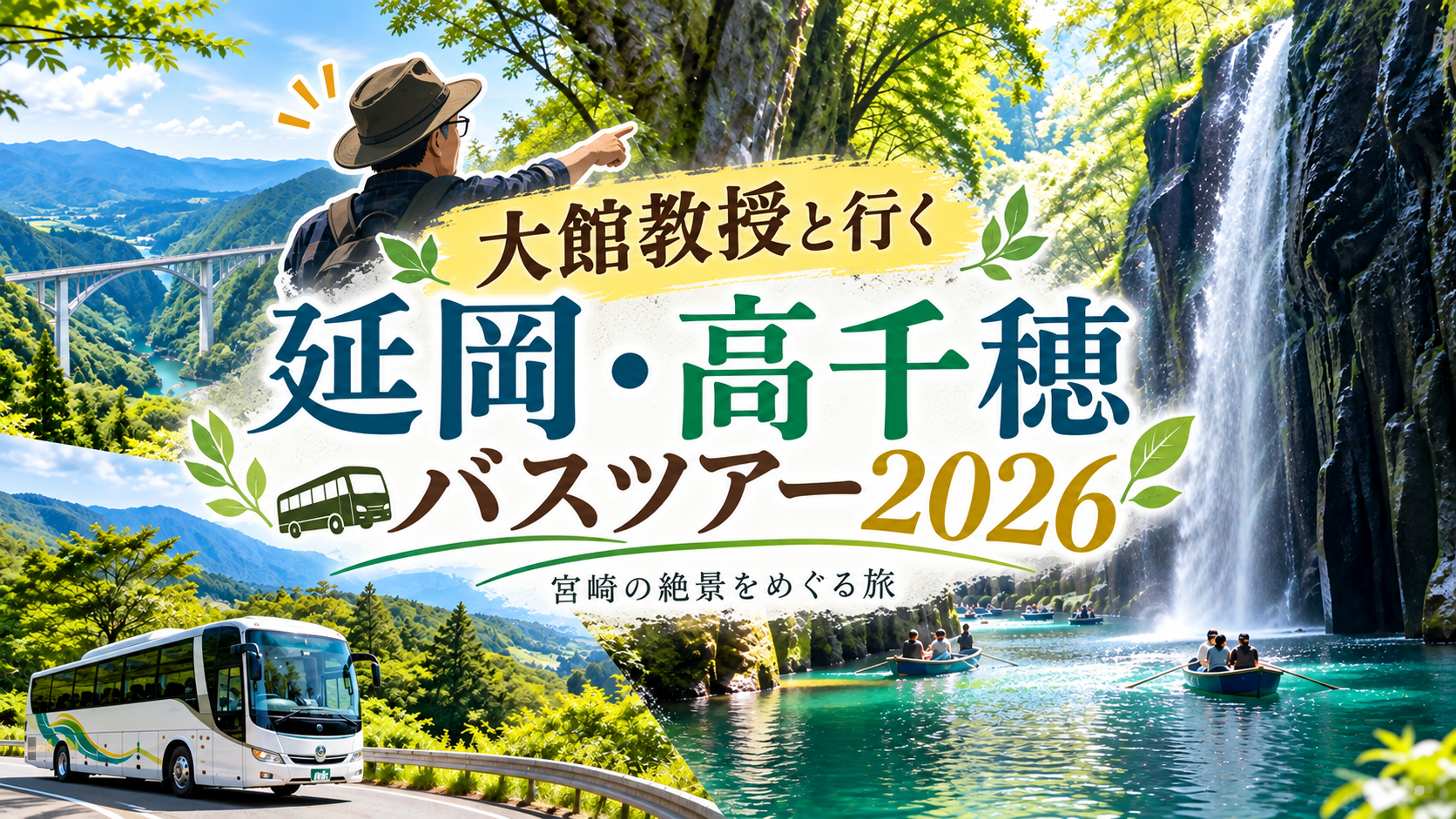 大館教授と行く延岡・高千穂 2026絶景バスツアー